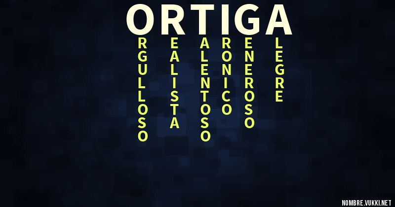 Acróstico ortiga