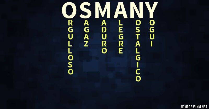 Acróstico osmany