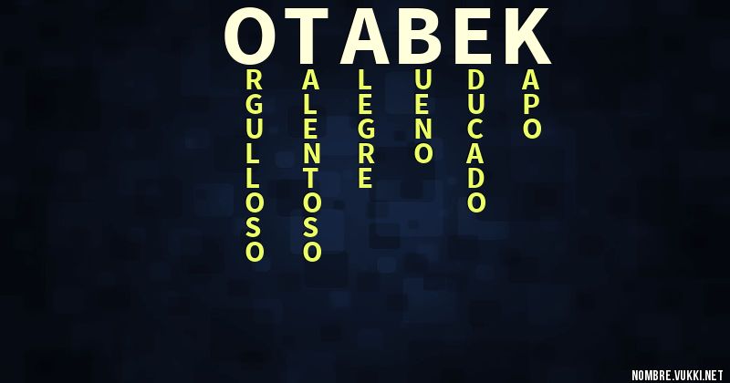 Acróstico otabek