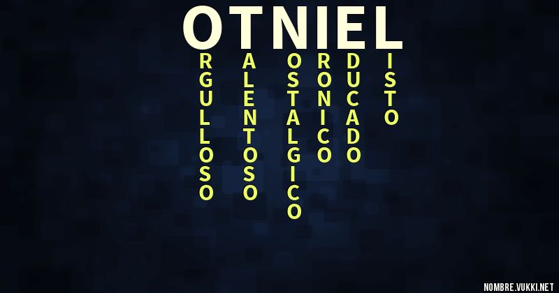 Acróstico otniel