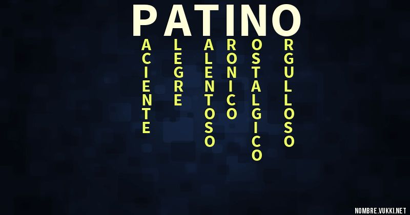Acróstico patiÑo