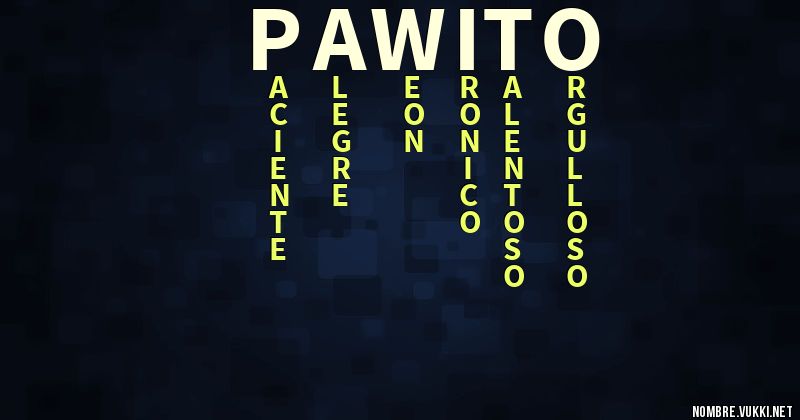 Acróstico pawito