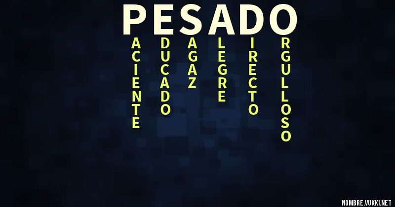 Acróstico pesado