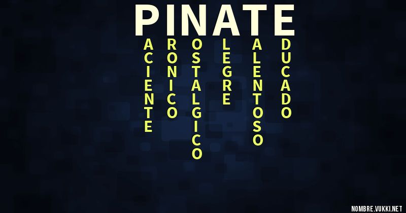 Acróstico piñate