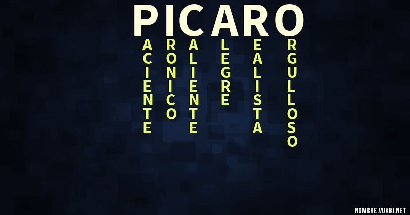 Acróstico picaro