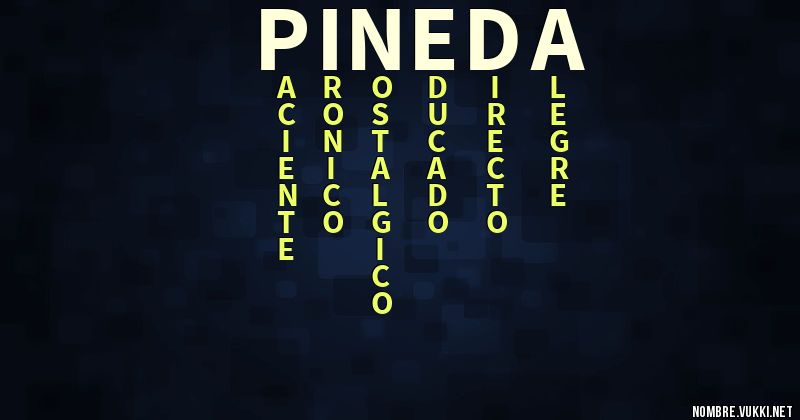 Acróstico pineda