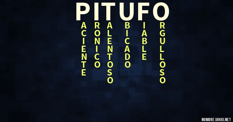 Acróstico pitufo