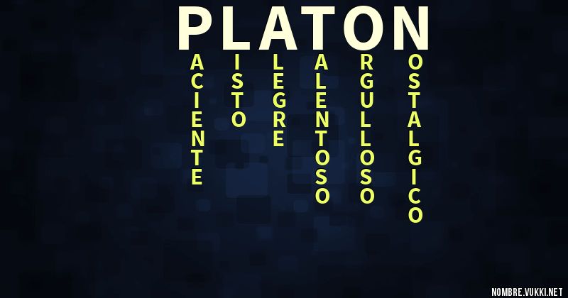 Acróstico platón