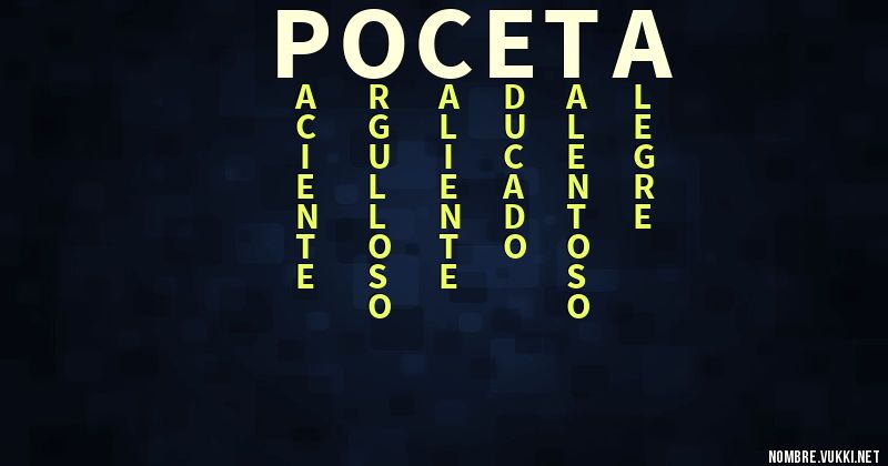 Acróstico poceta