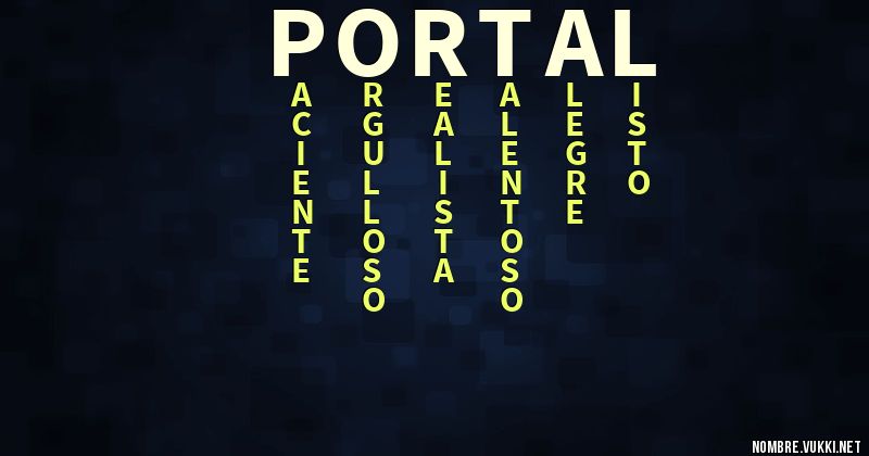 Acróstico portal