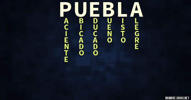 Acróstico puebla