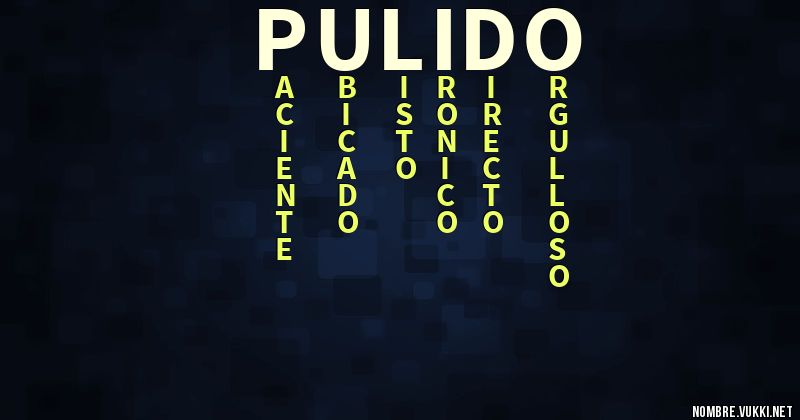 Acróstico pulido