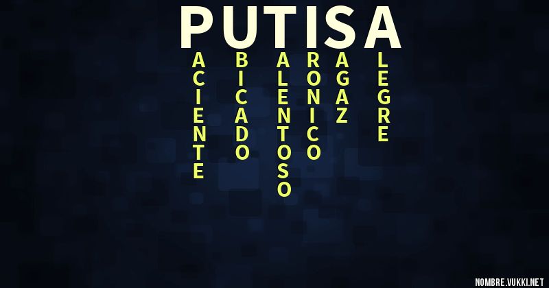 Acróstico putisa