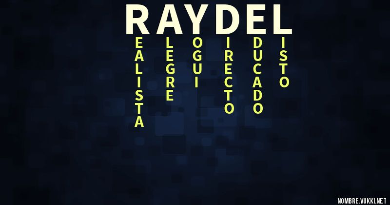 Acróstico raydel