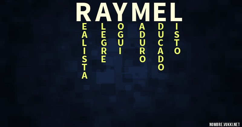 Acróstico raymel