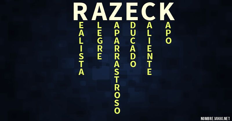 Acróstico razeck
