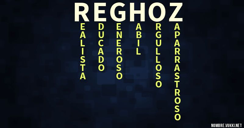 Acróstico reghoz