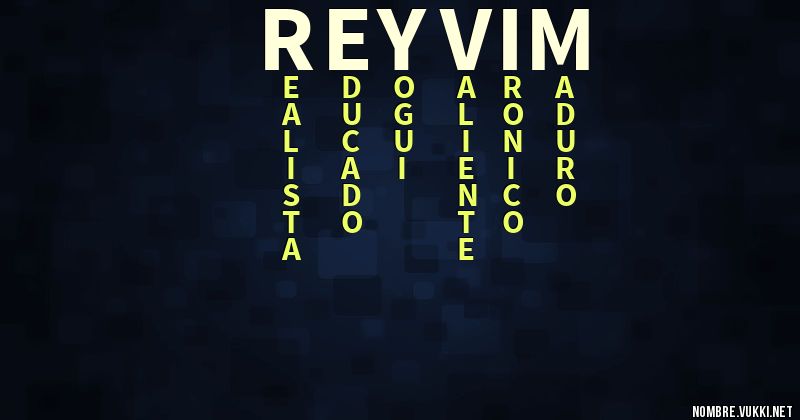 Acróstico reyvim