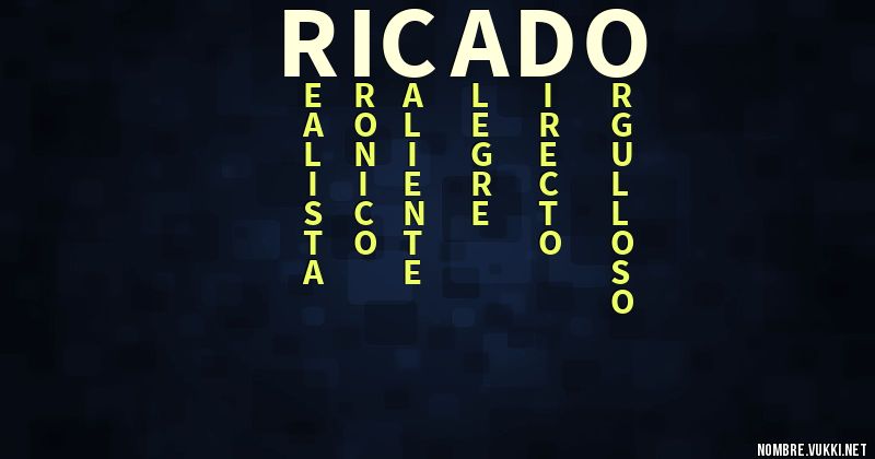Acróstico ricado