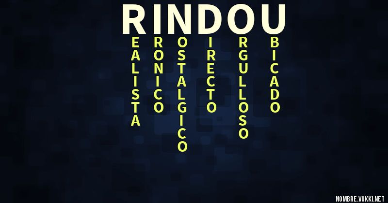 Qué significa rindou