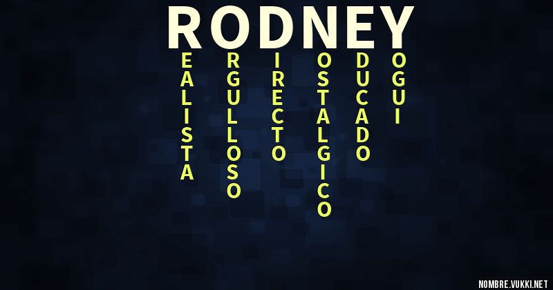 Acróstico rodney