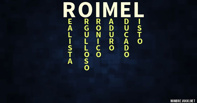 Acróstico roimel