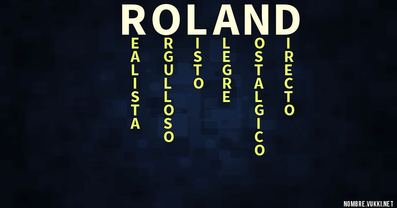 Acróstico roland