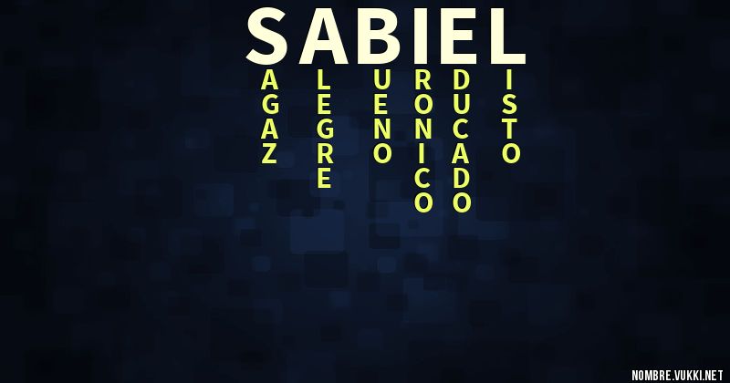 Acróstico sabiel