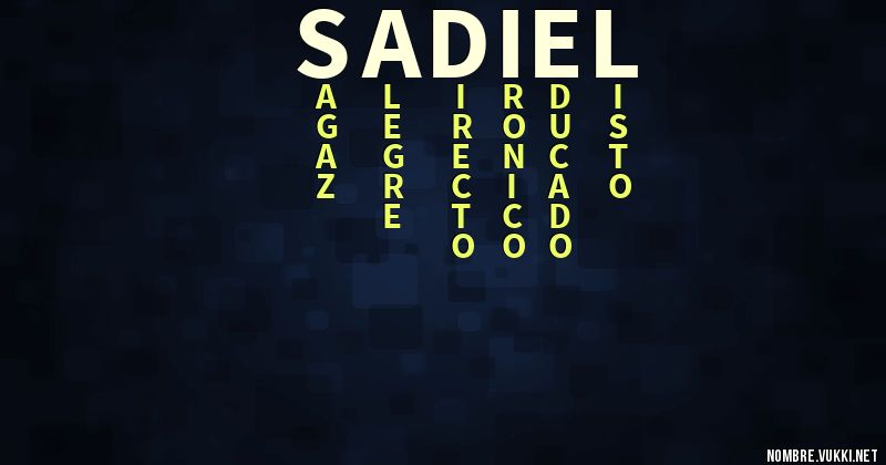 Acróstico sadiel