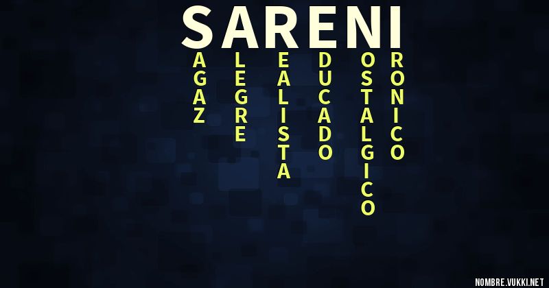 Acróstico sareni