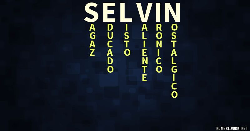 Acróstico selvin