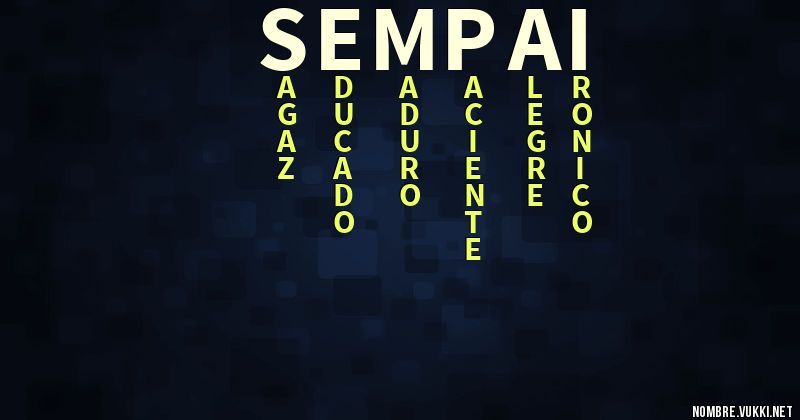 Acróstico sempai