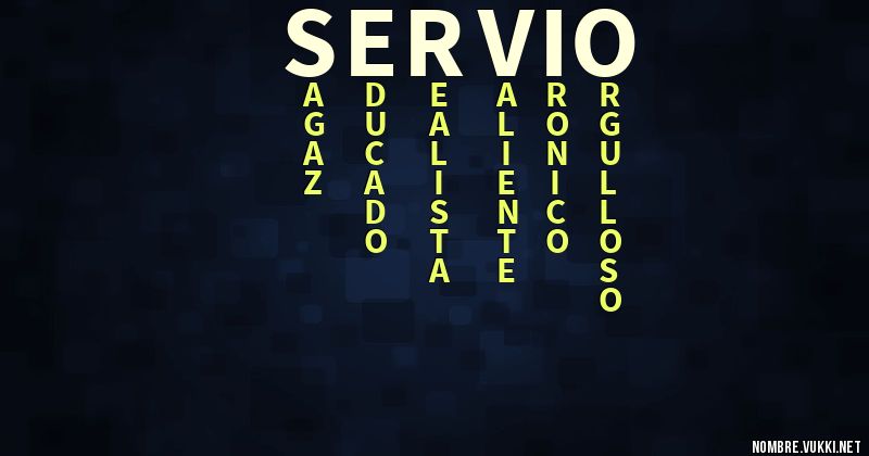 Acróstico servio
