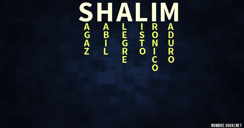 Acróstico shalim