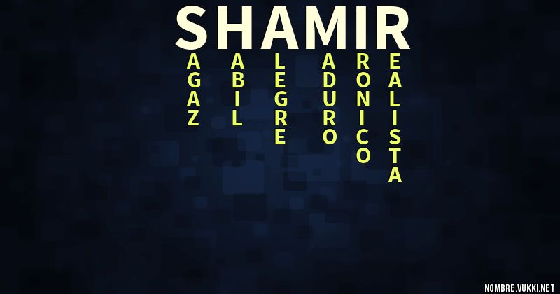 Acróstico shamir