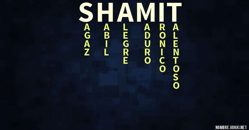 Acróstico shamit