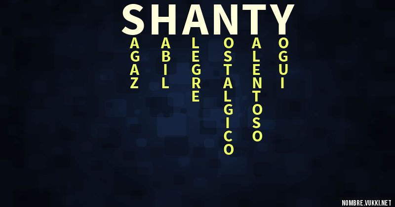 Acróstico shanty