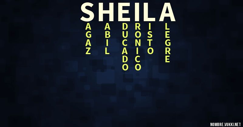 Acróstico sheila