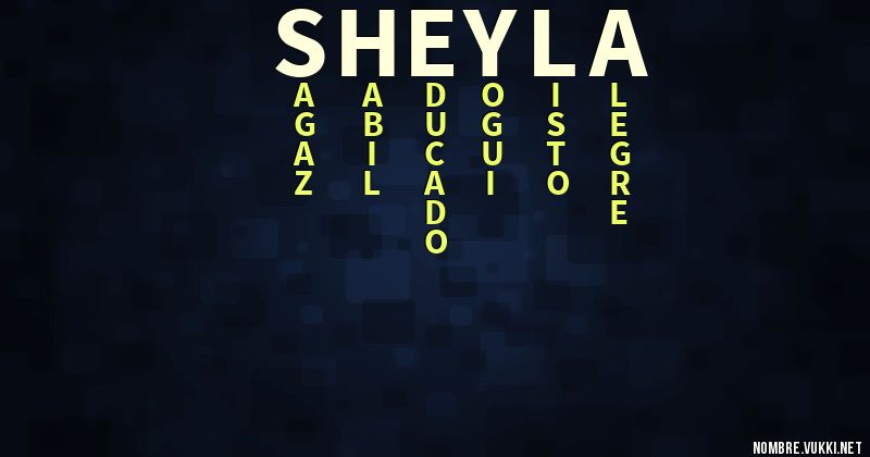Acróstico sheyla