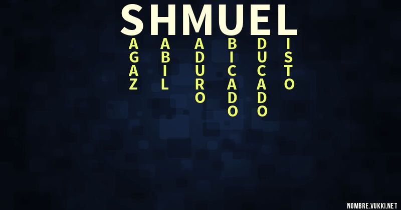 Acróstico shmuel