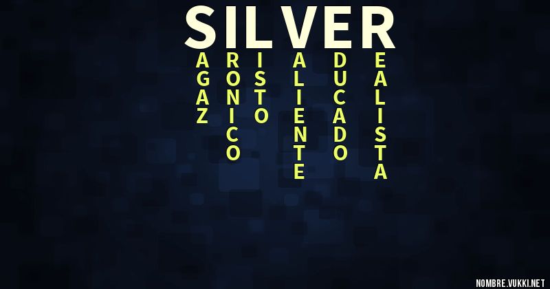 Acróstico silver