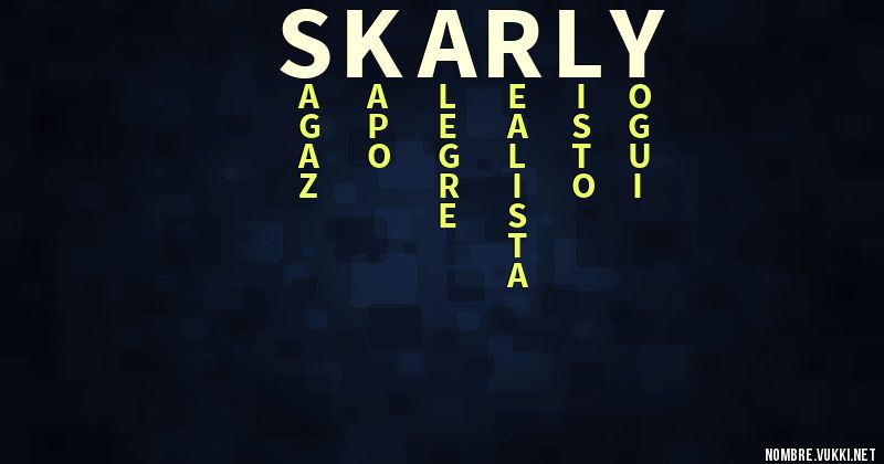 Acróstico skarly