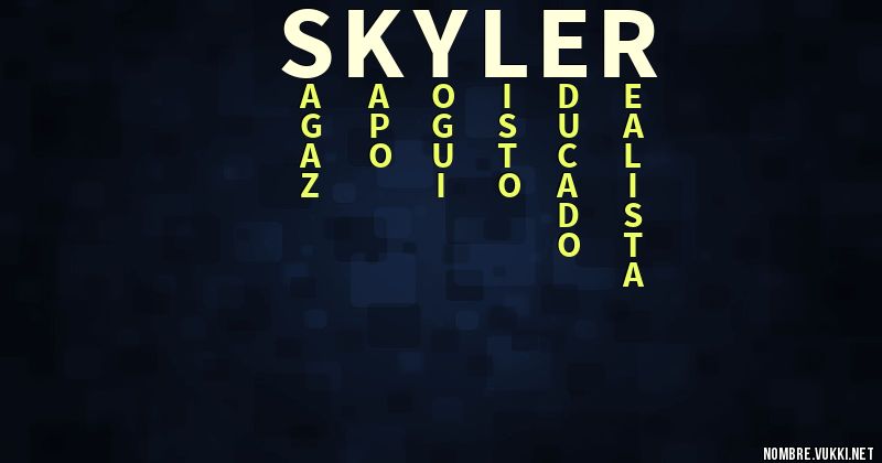 Acróstico skyler