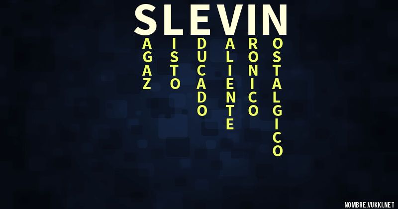Acróstico slevin