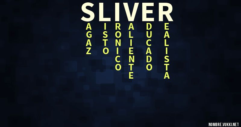 Acróstico sliver