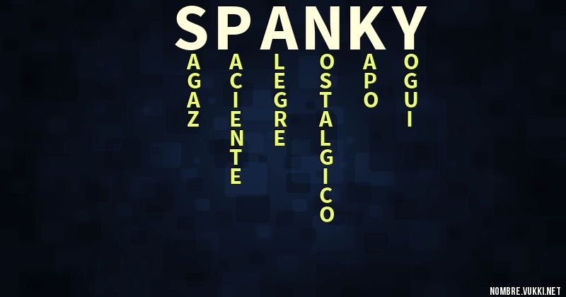 Acróstico spanky
