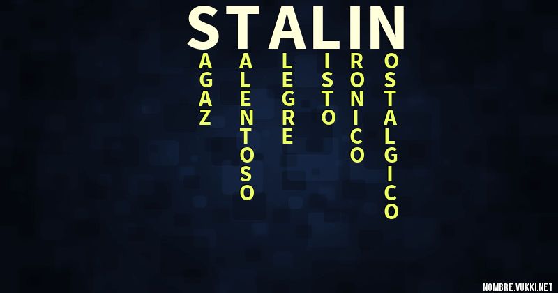 Acróstico stalin