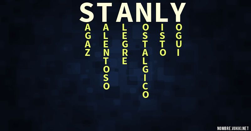 Acróstico stanly