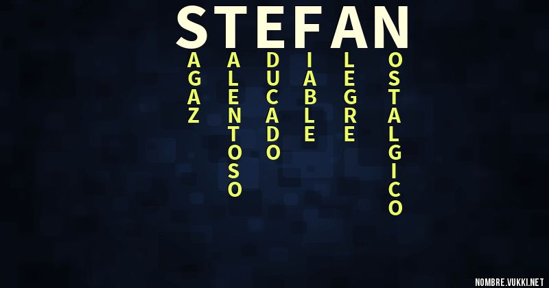 Acróstico stefan