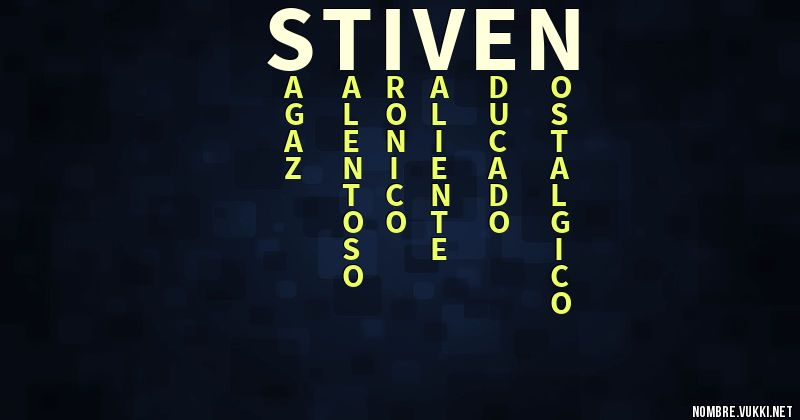 Acróstico stiven